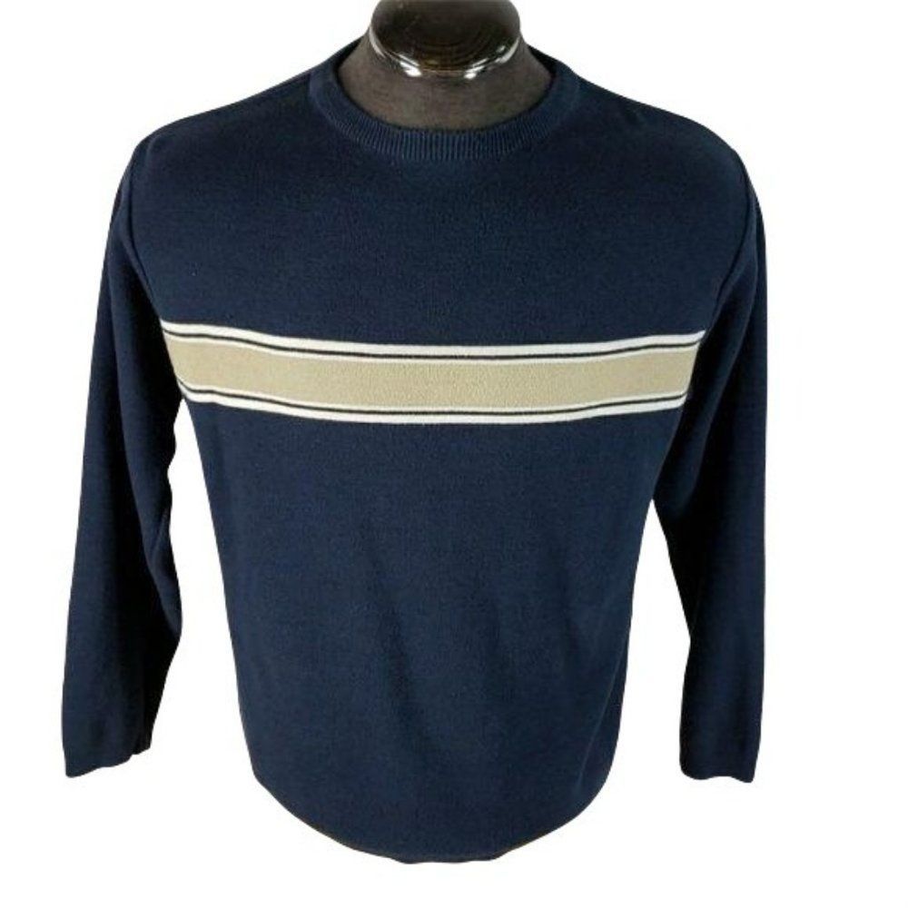 Gap colorblock long sleeve medium‎ blue Sweater